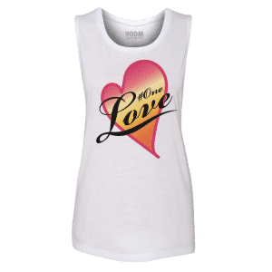 One Love Heart - Festival Muscle Tank