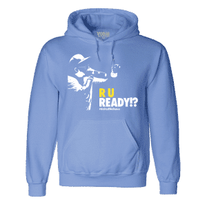 Rureadyhoodie Blue F 1 | Vodm Merch
